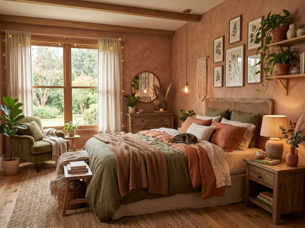 Warm Up with Earthy Tones