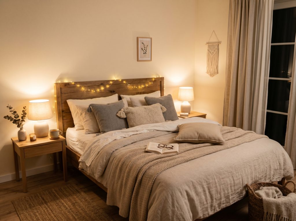 Use Warm Lighting for a Relaxing Atmosphere