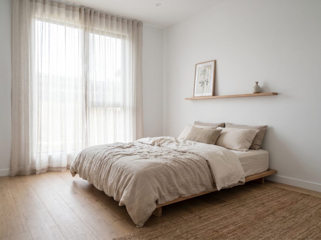 Minimal Cozy Bedroom Setup