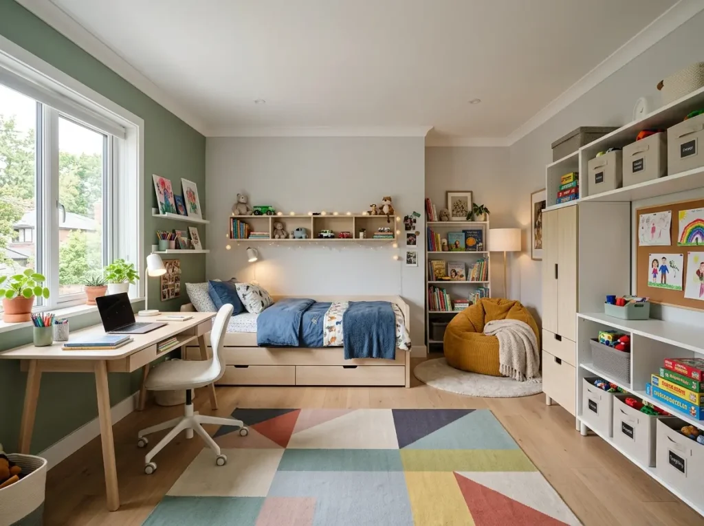  Kids Bedroom Layout for School and Play