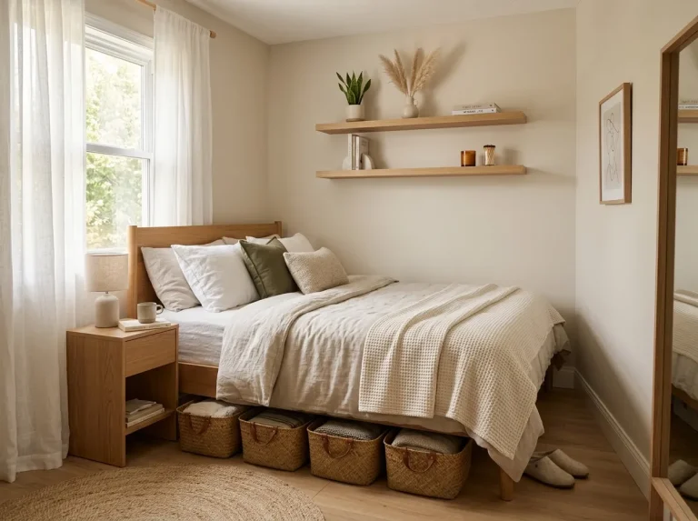 small bedroom organization